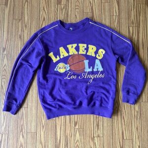 LA Lakers NBA Crewneck size small
